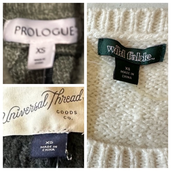 NWT. 3 Sweaters Bundle Pull Over X-SMALL - Picture 10 of 10
